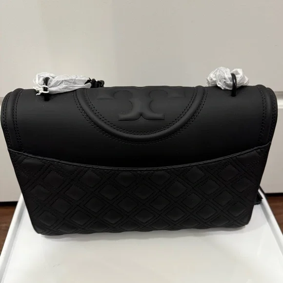 TORY BURCH Fleming Convertible Shoulder Bag Matte Black - Picture 13 of 13